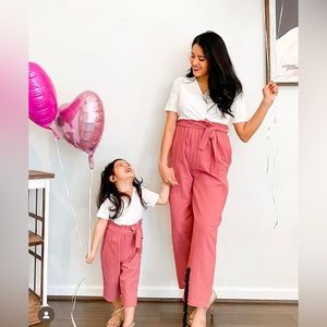 Beautiful matching jumpsuits for mommy and me